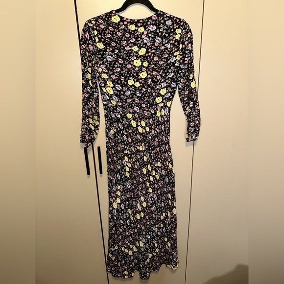 RIXO Katie floral-print crepe midi dress Size Small - Picture 6 of 6